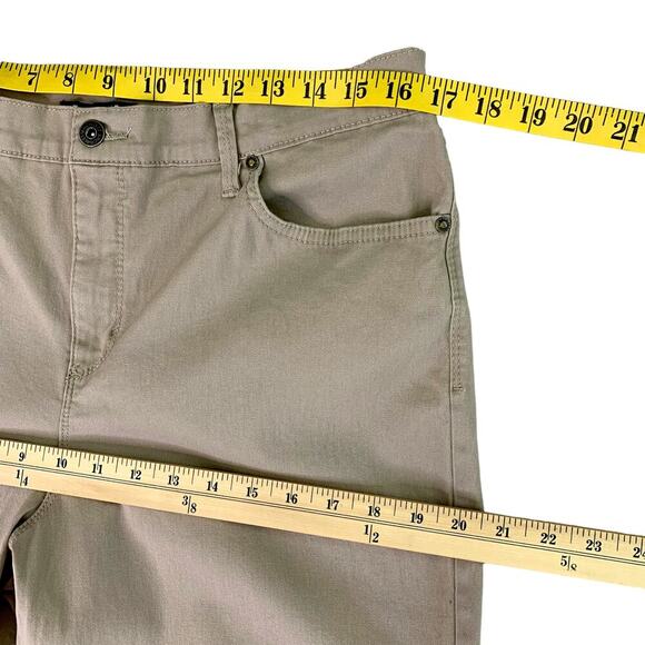 Architect Petite Classic Straight High Rise Khaki Jeans Stretchy Women Size 16P - Picture 8 of 13